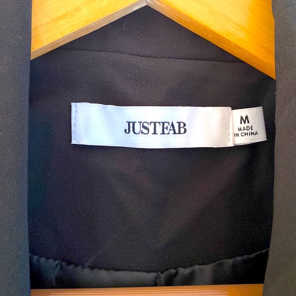 NWT JustFab Tuxedo Jacket Size M - Picture 2 of 7